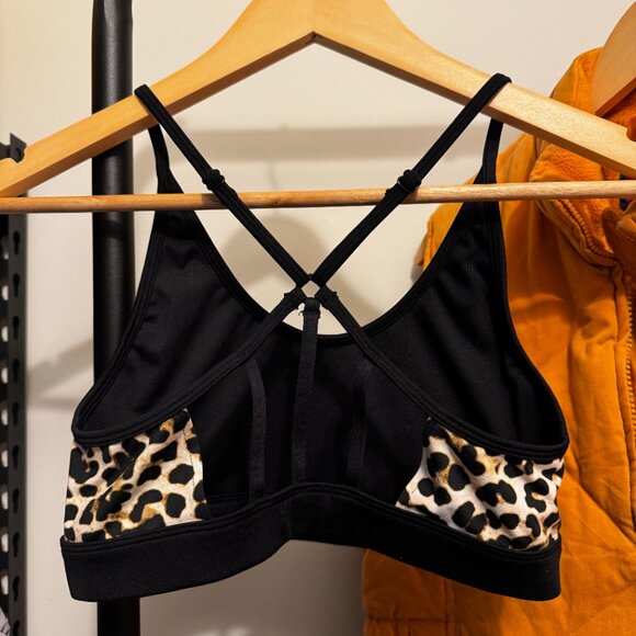 La Senza Sports Bra | Leopard Print | Size Small | VGUC | Strappy Back - Picture 3 of 6